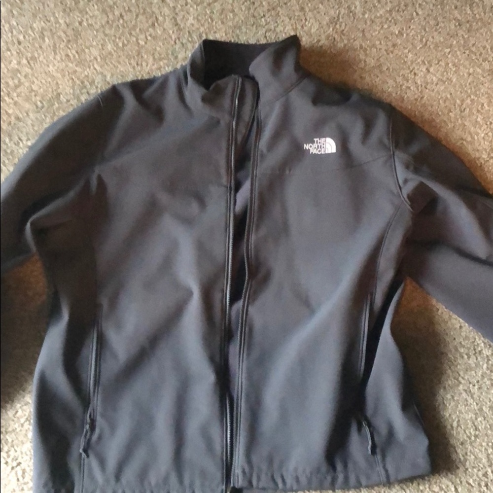 Gray Soft shell North Face Men’s Jacket